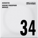 CUERDA ACÚSTICA DUNLOP 92/8 PHOSPHOR BRONZE .034