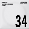 CUERDA ACÚSTICA DUNLOP 92/8 PHOSPHOR BRONZE .034