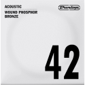 CUERDA ACÚSTICA DUNLOP 92/8 PHOSPHOR BRONZE .042