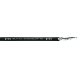 Bobina cable DMX 2 pares 0.22mm² doble blindaje - 100m