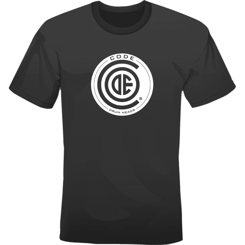 CAMISETA CODE DRUMHEADS NEGRA - S