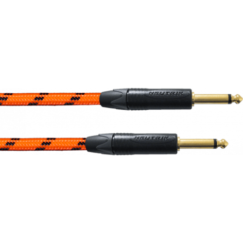 Cable de instrumento jack-jack Silent naranja UV 3m