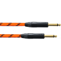 Cable de instrumento jack-jack naranja UV 6m