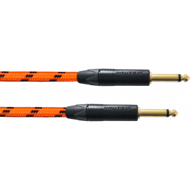 Cable de instrumento jack-jack naranja UV 6m
