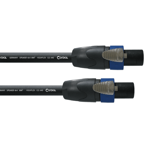 Cable Altavoz speakon 4 polos 4x 4mm² - 10m