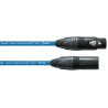 Cable de micrófono XLR 10 m azul