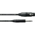 Cable de audio jack estérep/ XLR hembra 10 m
