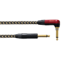 Cable de guitarra jack acodado Silent tweed 25th anniv 6m