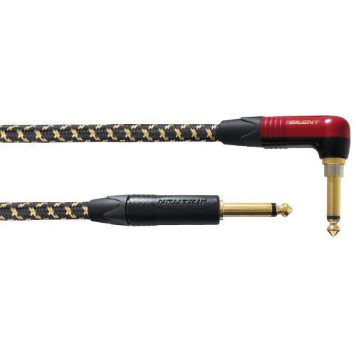 Cable de guitarra jack acodado Silent tweed 25th anniv 6m