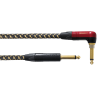 Cable de guitarra jack acodado Silent tweed 25th anniv 6m