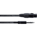 Cable de audio hembra XLR / jack estéreo - 50 cm