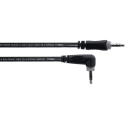 Cable de audio minijack estéreo recto/acodado de 50 cm