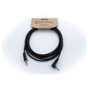 Cable de audio minijack estéreo recto/acodado de 50 cm