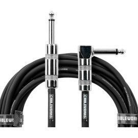 Cable de instrumento jack recto/jack acodado - 6 m