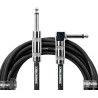 Cable de instrumento jack recto/jack acodado - 9 m