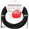 Cable de instrumento jack recto/jack acodado - 9 m