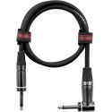 Cable de instrumento jack recto/jack acodado - 90 cm