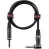 Cable de instrumento jack recto/jack acodado - 90 cm