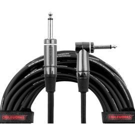 Cable de instrumento jack recto/jack acodado - 6 m