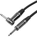 Cable de instrumento jack recto/jack acodado - 6 m