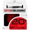 Cable de instrumento jack recto/jack acodado - 6 m