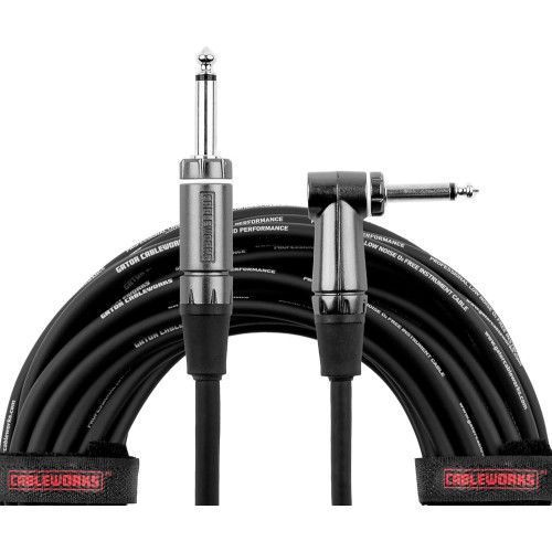 Cable de instrumento jack recto/jack acodado - 9 m