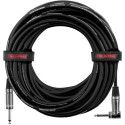 Cable de instrumento jack recto/jack acodado - 9 m