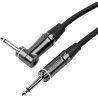 Cable de instrumento jack recto/jack acodado - 9 m