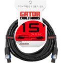 Cable altavoz speakON/speakON - 4,5 m