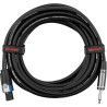 Cable altavoz jack/speakON - 7,5 m