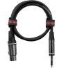 Cable micrófono XLR hembra/jack - 45 cm