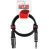 Cable micrófono XLR hembra/jack - 45 cm