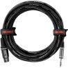 Cable micrófono XLR hembra/jack - 6 m