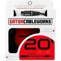 Cable micrófono XLR hembra/jack - 6 m
