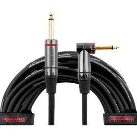 Cable de instrumento jack recto/jack acodado - 9 m