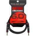 Cable altavoz jack/jack - 1,8 m