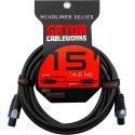 Cable altavoz speakON/speakON - 4,5 m