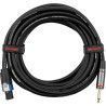 Cable altavoz jack/speakON - 7,5 m