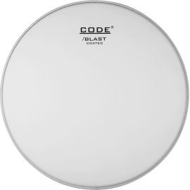 PARCHE BOMBO CODE 18" BLAST COATED (Blanco)