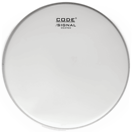 PARCHE BOMBO CODE 22" SIGNAL COATED (Blanco)