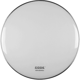 PARCHE BOMBO CODE RESONANTE 20" ENIGMA BLANCO