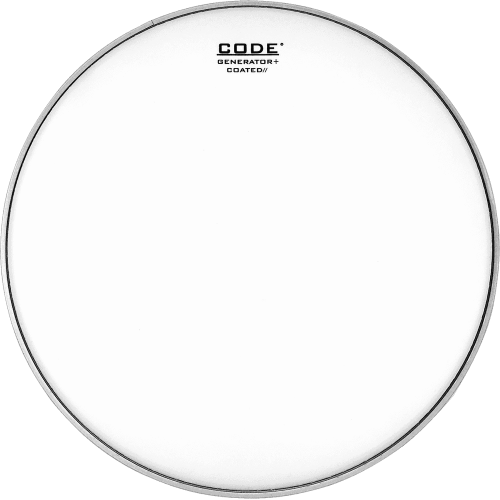 PARCHE TOM CODE 15"" GENERATOR COATED (Blanco)