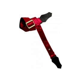CORREA GUIT/BAJO -  Crushed Velvet Burgundy