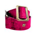 CORREA GUIT/BAJO -  Crushed Velvet Burgundy