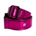 CORREA GUIT/BAJO -  Distressed Vernice Fuchsia