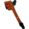 CORREA GUIT/BAJO -  Fly Hounds Tooth Orange