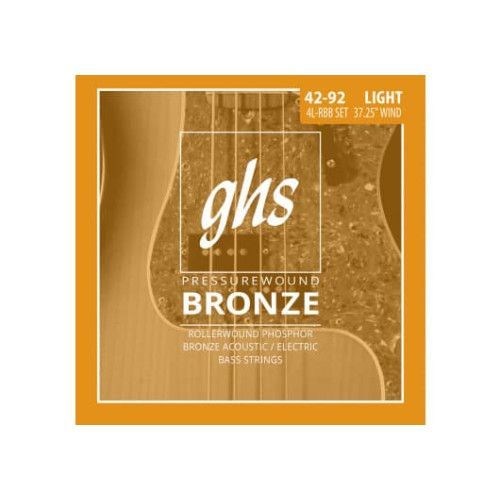 JUEGO BAJO ACÚSTICO PRESSUREWOUND BRONZE LIGHT 42-92