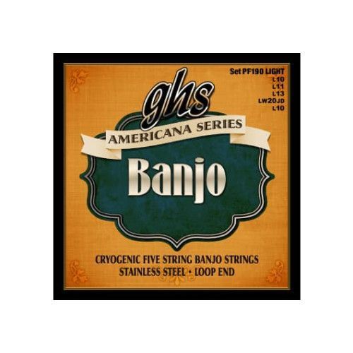 JUEGO BANJO AMERICANA S, STAINLESS STEEL (5 ST) LIGHT