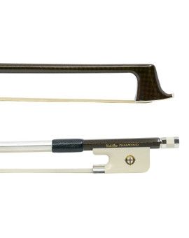 Arco viola CodaBow Diamond GX (nuez color blanco) 15''