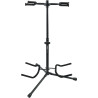 Soporte doble para guitarra con protecci
